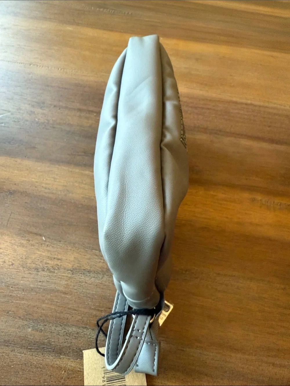 NWT - Steve Madden Gray SM Embossed Purse
